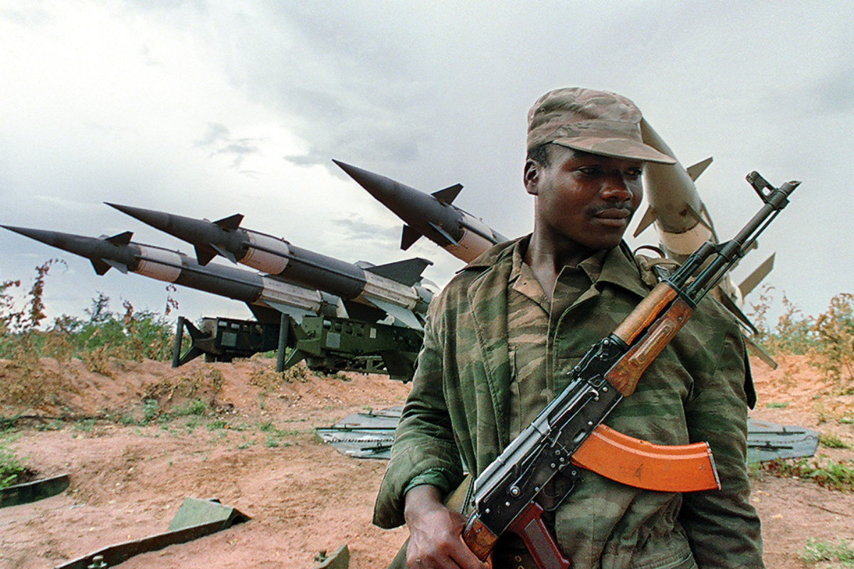 Bomb attack in Angola July 15 1984