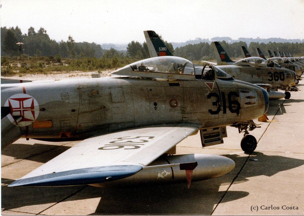 The F-86 Sabre in combat in Guinea-Bissau Part 1 2 FAP F-86E
