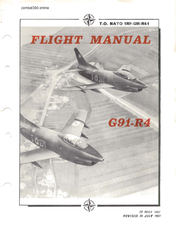 Fiat G.91 R4 Flight Manual