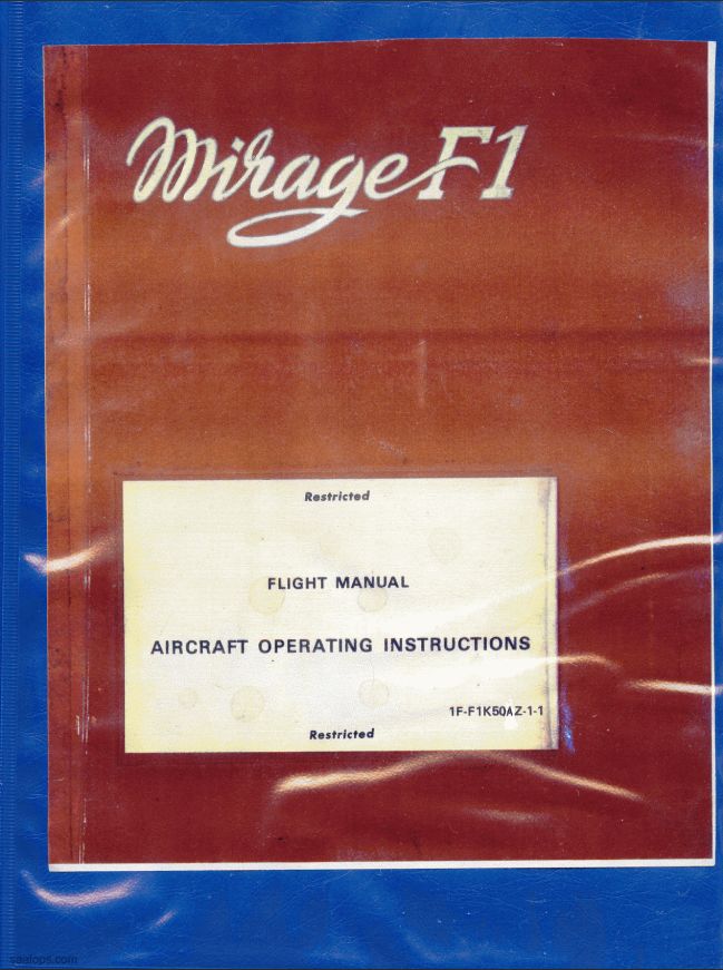 Mirage F1AZ FM-1 FLIGHT MANUAL