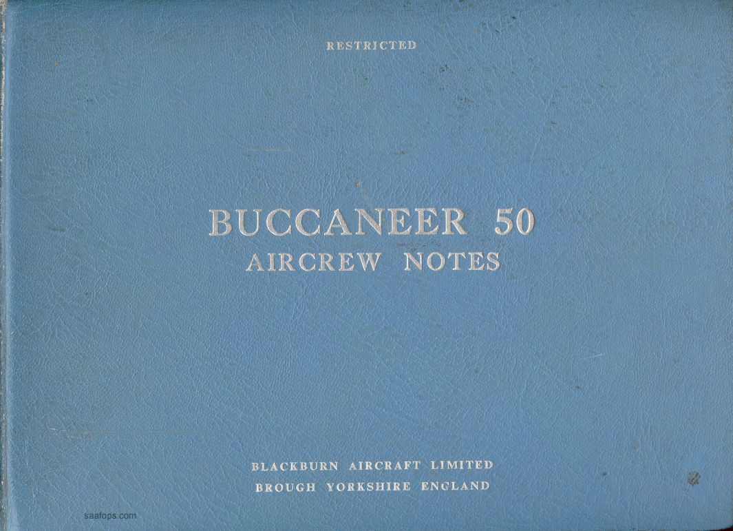 Buccaneer S50 – Aircrew Notes