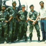 Jake, John Gartner, Butch Atkins, Noel Robey and Chris Schulenburg (in civilian clothing on the right)