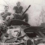 Vyacheslav Muromsky and Oleg Lazarev, Cahama (2nd brigade), Angola 1982-1983.