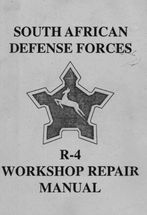 SADF Workshop Repair Manual - 5.56mm R-4 Assault Rifle
