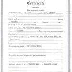 This Certificate of Service (Discharge) was issued to Derek on completion of his three years service with the South African Defence Force.