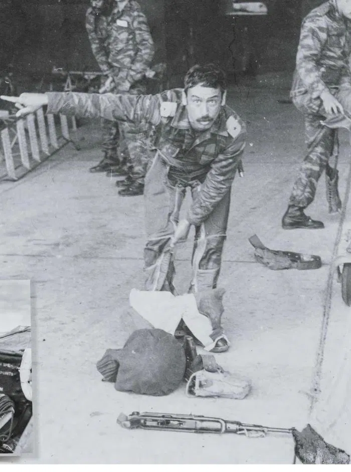 Cuban MiG-23's night attack on SAAF C130B's 5 Lubango, March 1986. Maj Eduardo Gonzalez directing preparations for the MiG-23 ferry flights from Lubango to Huambo, to position for the C-130 interception missions